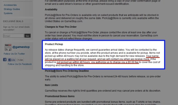 Gamstop pre-order policy
