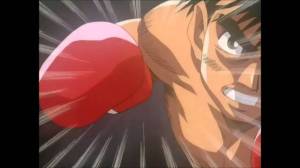 The last sight of Mashiba's conscious life; a wrecking ball with a boxing glove attached.