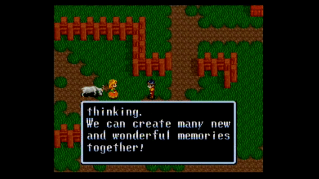 And she doesn't mind his memory loss one bit.