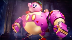Also, it has Kirby in a mech suit.